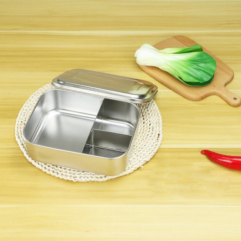 Customize Lunch Box For Kids Food Container Bento Box 304 Top Grade Stainless Steel Storage Thermal Metal Box Stock
